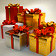 3D CHRISMAS GIFTS - 3DOcean Item for Sale